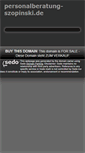 Mobile Screenshot of personalberatung-szopinski.de